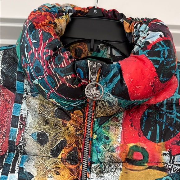 Simply Art by Dolcezza NWT artsy light quilted paffer jacket size S. - Picture 4 of 14